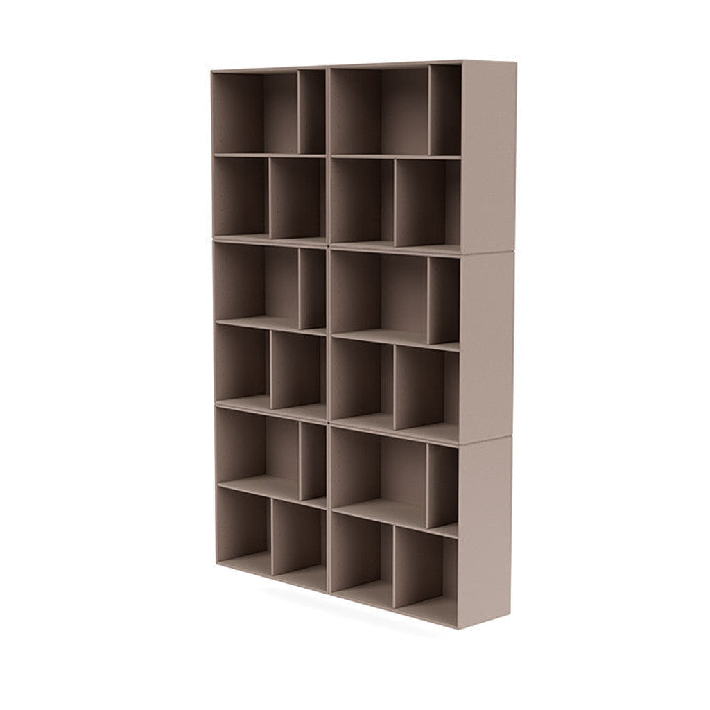 [product_category]-Montana Read Spacious Bookshelf With Suspension Rail, Mushroom Brown-Montana Furniture-5714322268042-0000READ-137-04-MON-1