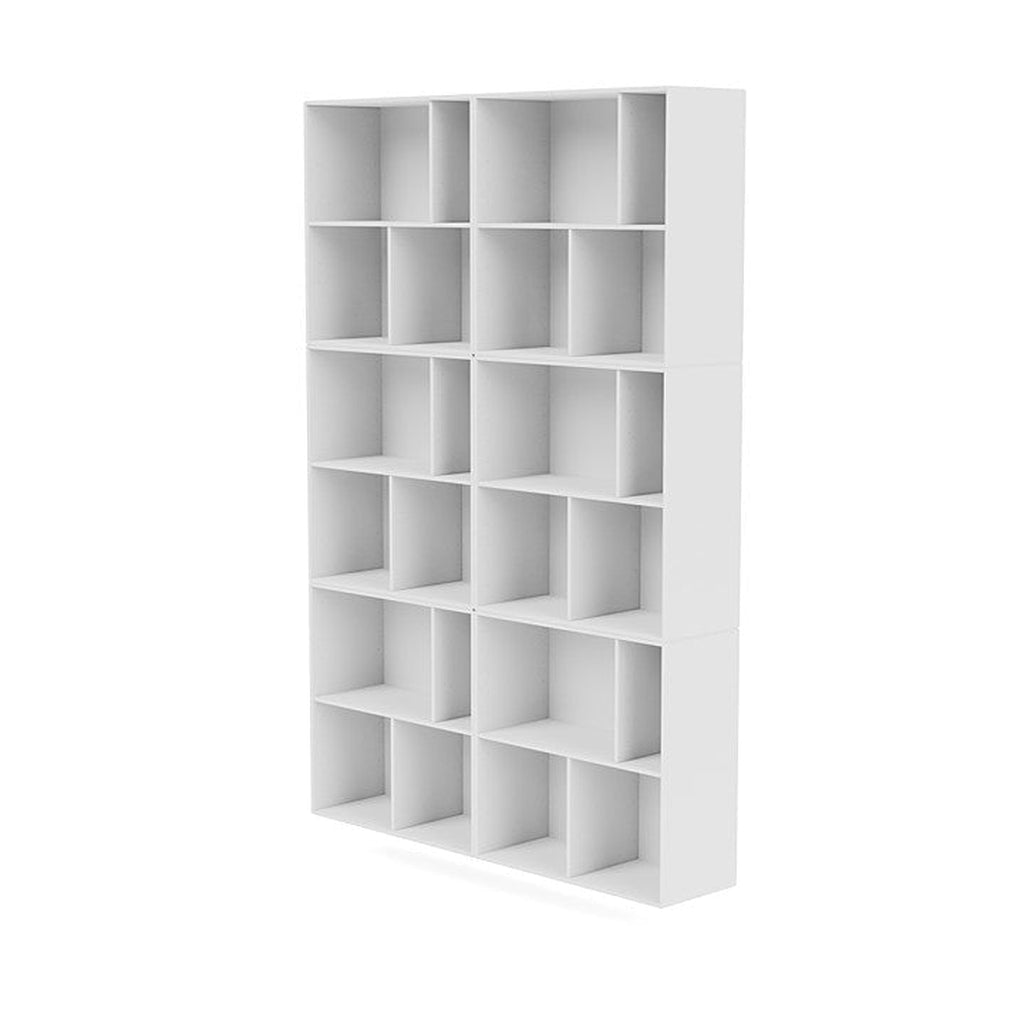 [product_category]-Montana Read Spacious Bookshelf With Suspension Rail, New White-Montana Furniture-5714322267892-0000READ-101-04-MON-1