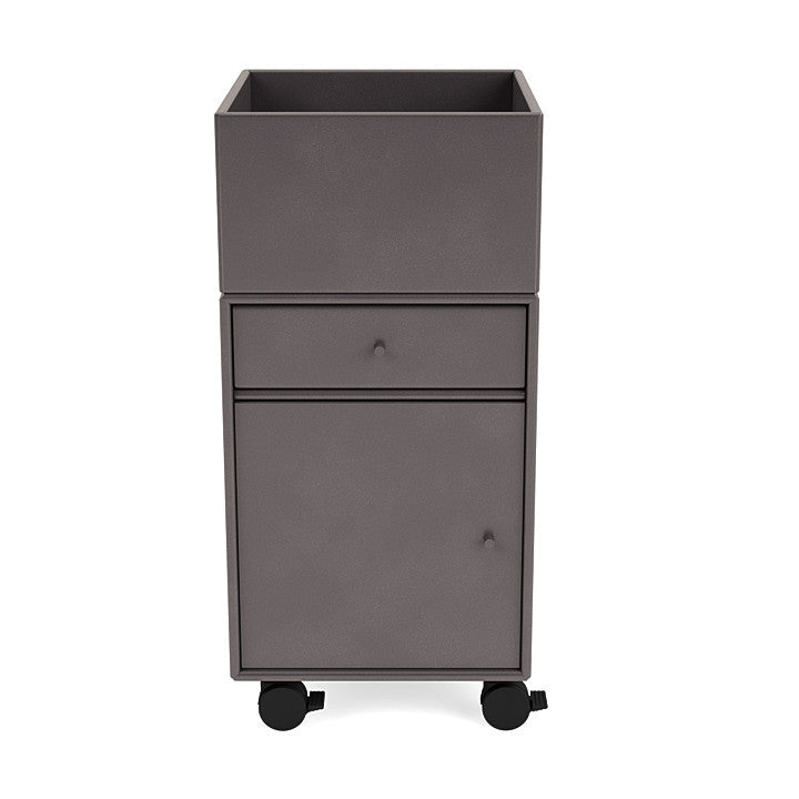 [product_category]-Montana Runner Office Unit On Castors, Coffee Brown-Montana Furniture-5714322828284-00RUNNER-35-05-MON-2