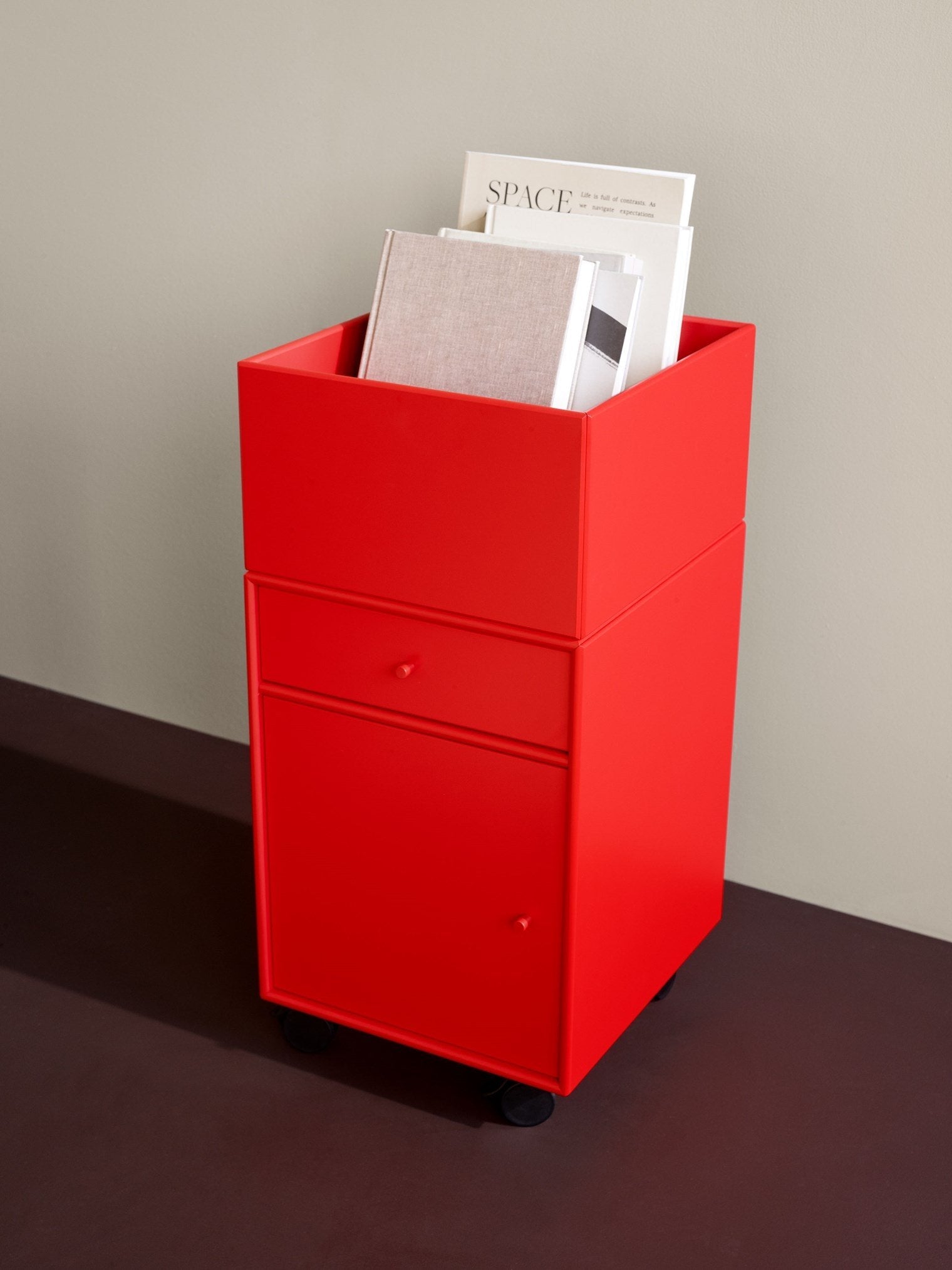 [product_category]-Montana Runner Office Unit On Castors, Oyster Grey-Montana Furniture-5714322828185-00RUNNER-156-05-MON-5