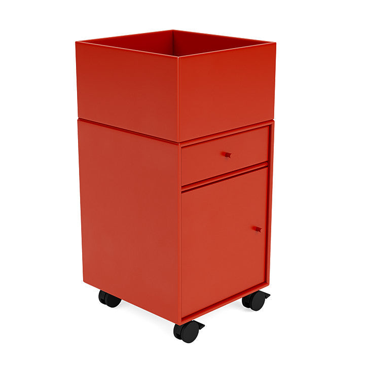 [product_category]-Montana Runner Office Unit On Castors, Rosehip Red-Montana Furniture-5714322828086-00RUNNER-145-05-MON-3
