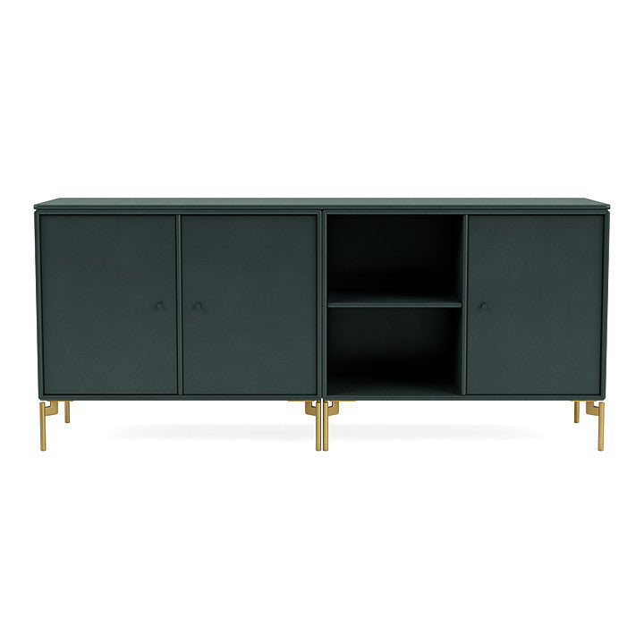 [product_category]-Montana Save Lowboard With Legs, Black Jade/Brass-Montana Furniture-5714322259750-0000SAVE-163-09-MON-2