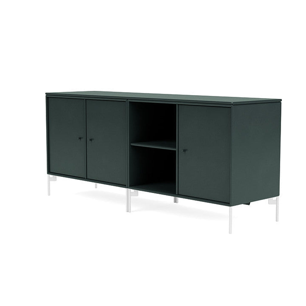 [product_category]-Montana Save Lowboard With Legs, Black Jade/Snow White-Montana Furniture-5714322259705-0000SAVE-163-02-MON-1
