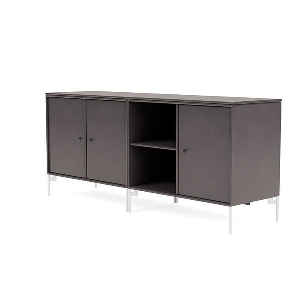[product_category]-Montana Save Lowboard With Legs, Coffee/Snow White-Montana Furniture-5714322259910-0000SAVE-35-02-MON-1