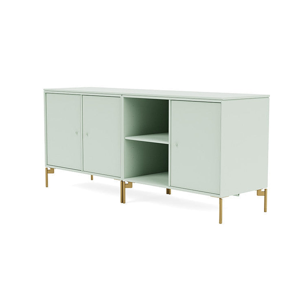 [product_category]-Montana Save Lowboard With Legs, Mist/Brass-Montana Furniture-5714322259613-0000SAVE-161-09-MON-1
