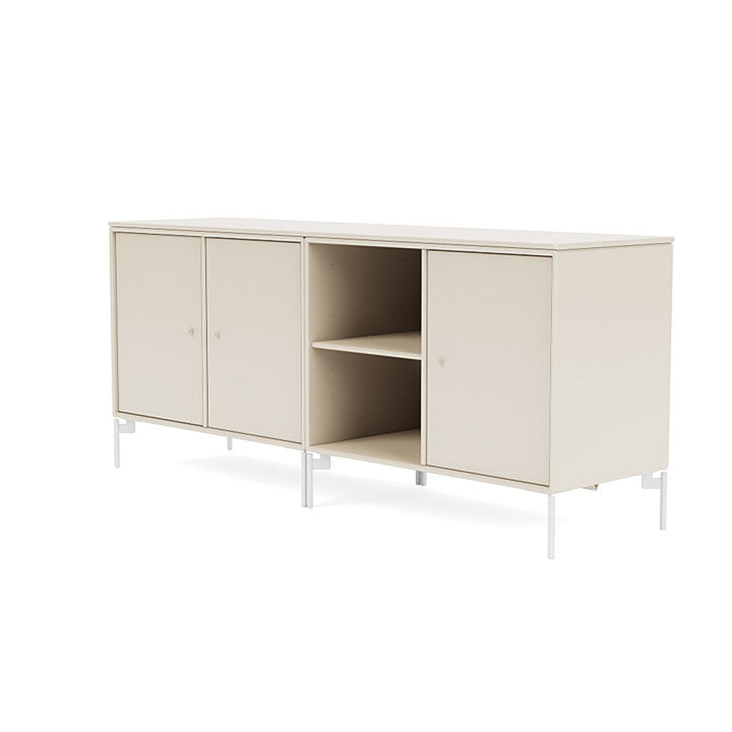 [product_category]-Montana Save Lowboard With Legs, Oat/Snow White-Montana Furniture-5714322259354-0000SAVE-158-02-MON-1