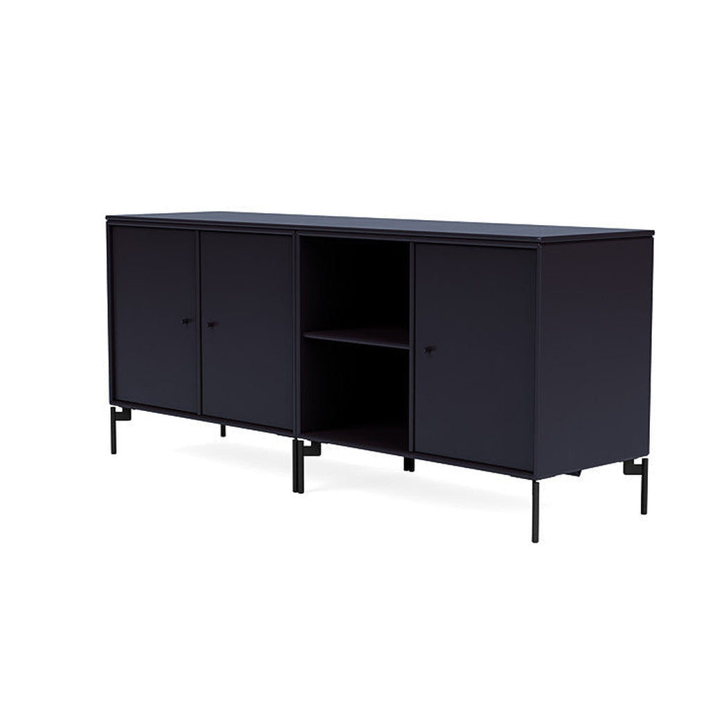 [product_category]-Montana Save Lowboard With Legs, Shadow/Black-Montana Furniture-5714322258661-0000SAVE-147-03-MON-1