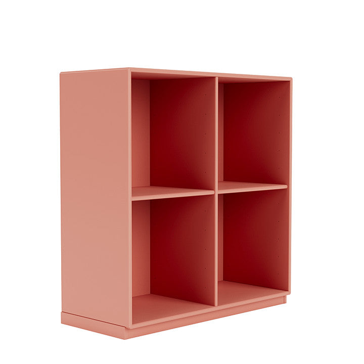 [product_category]-Montana Show Bookcase With 3 Cm Plinth, Rhubarb Red-Montana Furniture-5715288030940-0000SHOW-151-06-MON-3
