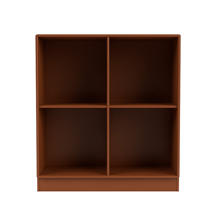 [product_category]-Montana Show Bookcase With 7 Cm Plinth, Hazelnut Brown-Montana Furniture-5715288030650-0000SHOW-146-07-MON-2