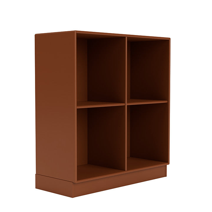 [product_category]-Montana Show Bookcase With 7 Cm Plinth, Hazelnut Brown-Montana Furniture-5715288030650-0000SHOW-146-07-MON-3