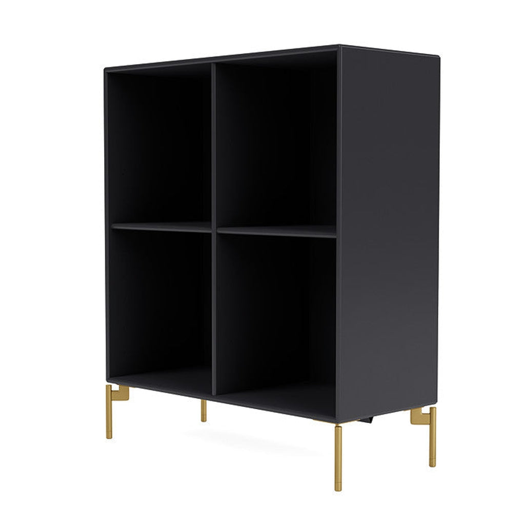[product_category]-Montana Show Bookcase With Legs, Anthracite/Brass-Montana Furniture-5715288029791-0000SHOW-04-09-MON-1