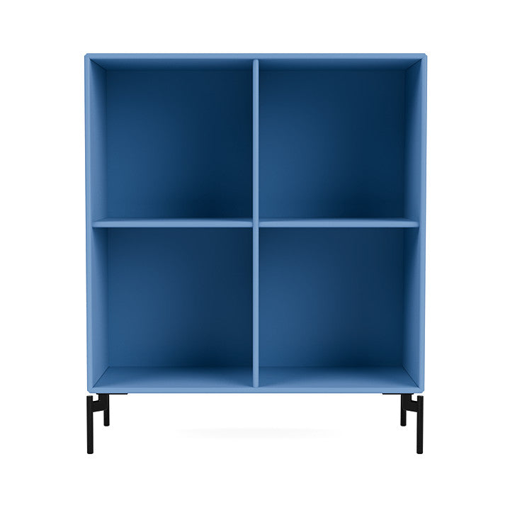 [product_category]-Montana Show Bookcase With Legs, Azure Blue/Black-Montana Furniture-5715288031046-0000SHOW-154-03-MON-2