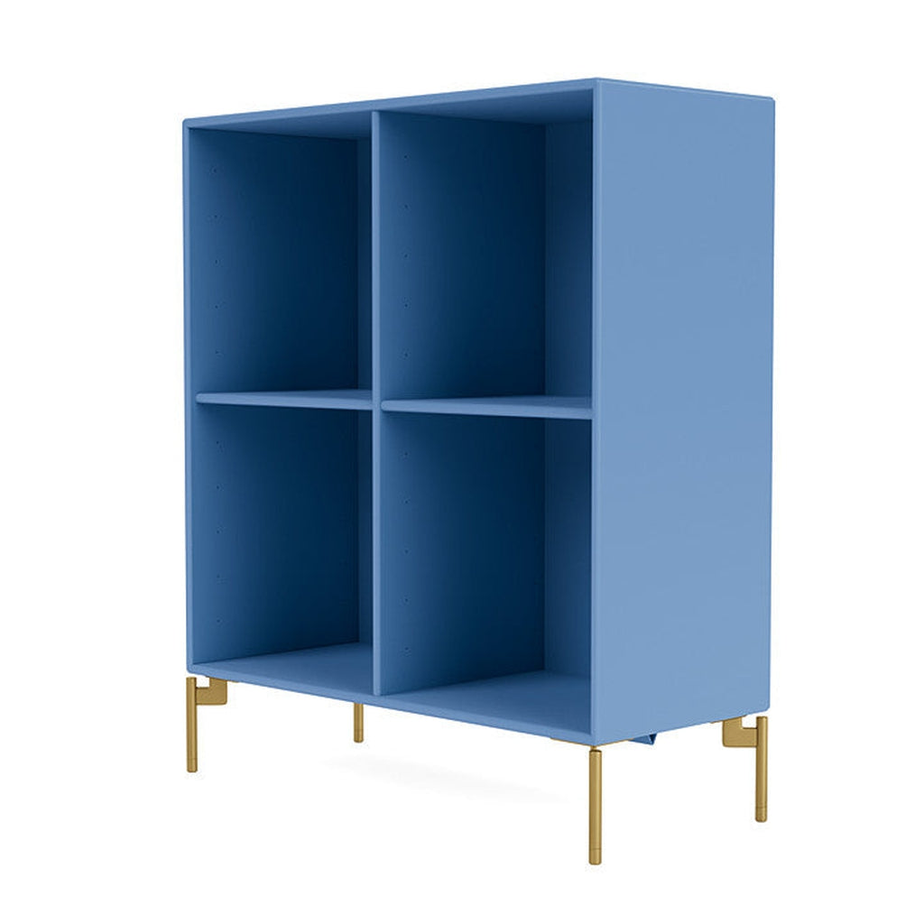 [product_category]-Montana Show Bookcase With Legs, Azure Blue/Brass-Montana Furniture-5715288031084-0000SHOW-154-09-MON-1