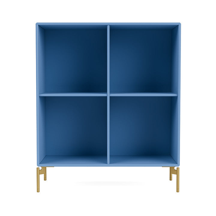 [product_category]-Montana Show Bookcase With Legs, Azure Blue/Brass-Montana Furniture-5715288031084-0000SHOW-154-09-MON-2