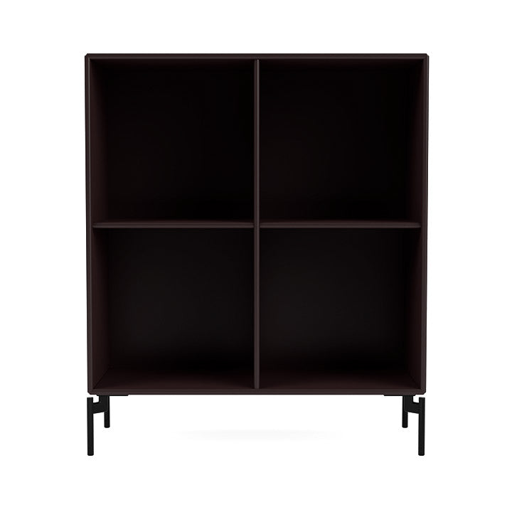 [product_category]-Montana Show Bookcase With Legs, Balsamic/Black-Montana Furniture-5715288031411-0000SHOW-160-03-MON-2