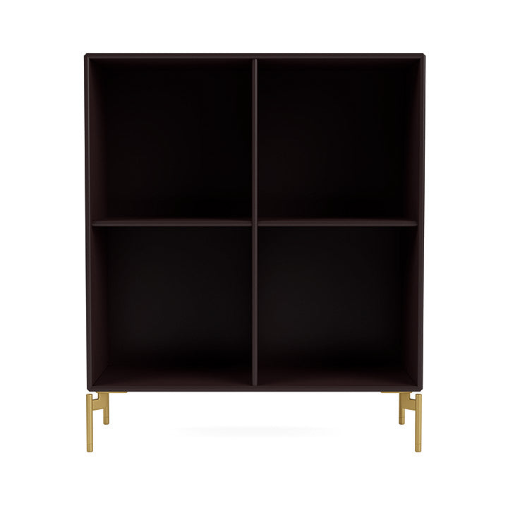 [product_category]-Montana Show Bookcase With Legs, Balsamic/Brass-Montana Furniture-5715288031459-0000SHOW-160-09-MON-2