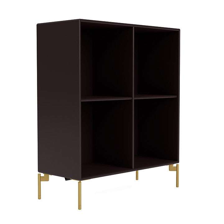 [product_category]-Montana Show Bookcase With Legs, Balsamic/Brass-Montana Furniture-5715288031459-0000SHOW-160-09-MON-3