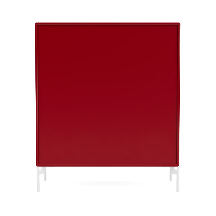 [product_category]-Montana Show Bookcase With Legs, Beetroot/Snow White-Montana Furniture-5715288031749-0000SHOW-165-02-MON-4