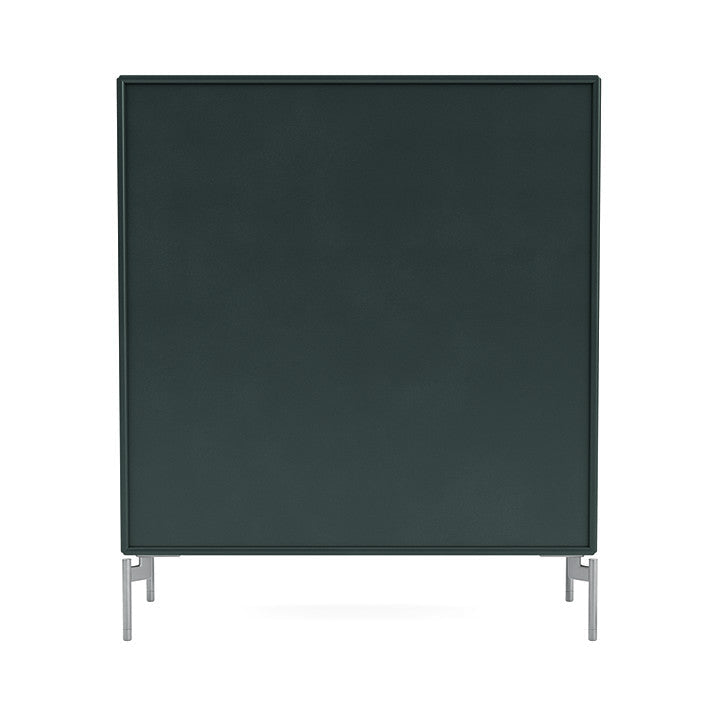 [product_category]-Montana Show Bookcase With Legs, Black Jade/Matt Chrome-Montana Furniture-5715288031602-0000SHOW-163-01-MON-4
