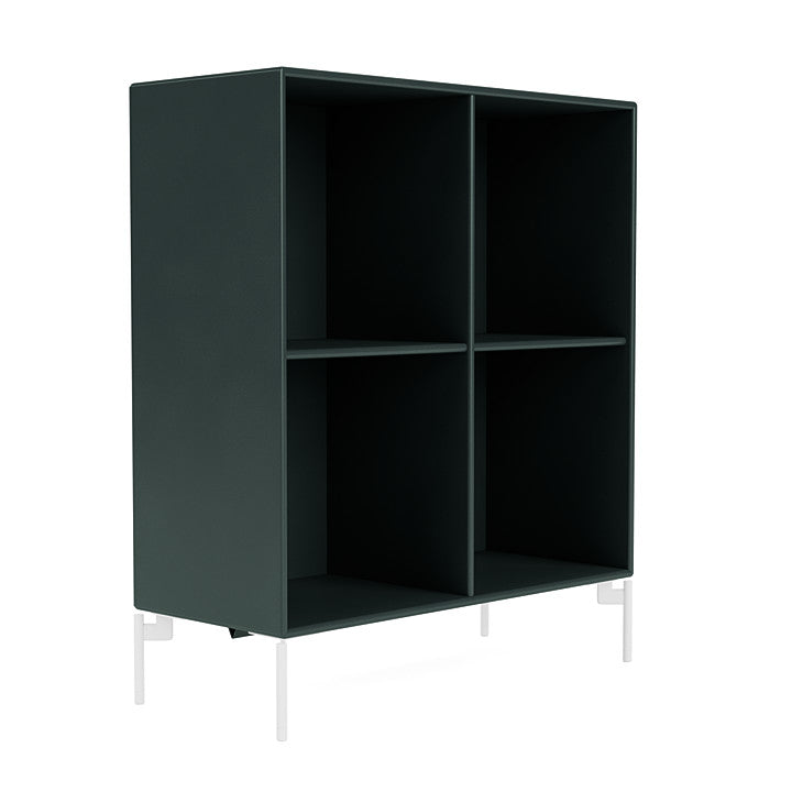 [product_category]-Montana Show Bookcase With Legs, Black Jade/Snow White-Montana Furniture-5715288031619-0000SHOW-163-02-MON-3