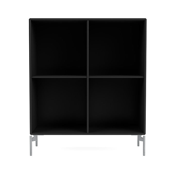 [product_category]-Montana Show Bookcase With Legs, Black/Matt Chrome-Montana Furniture-5715288029807-0000SHOW-05-01-MON-2