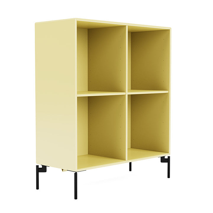 [product_category]-Montana Show Bookcase With Legs, Camomile/Black-Montana Furniture-5715288031343-0000SHOW-159-03-MON-3