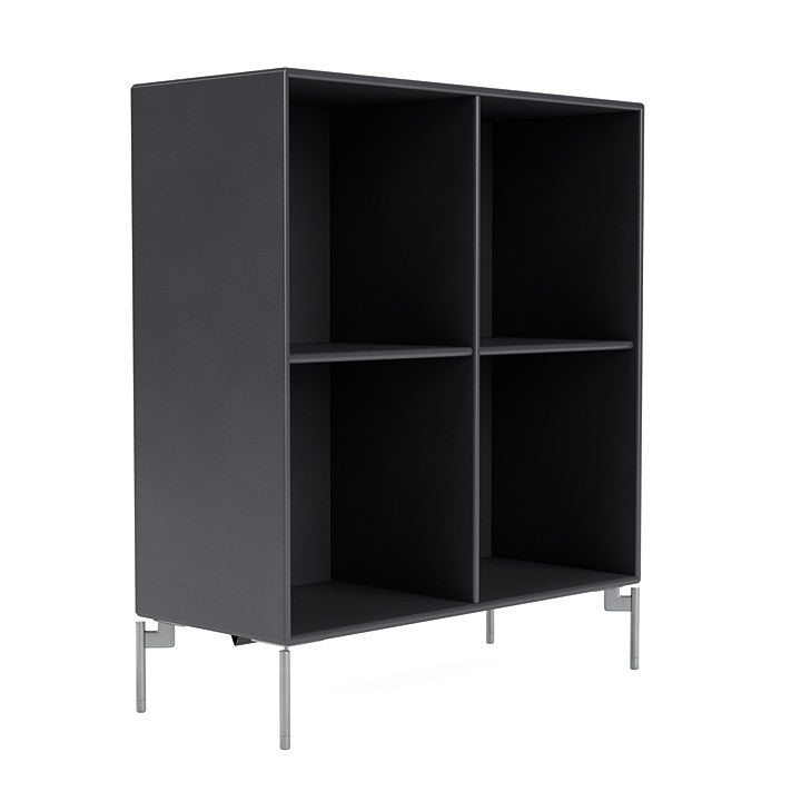 [product_category]-Montana Show Bookcase With Legs, Carbon Black/Matt Chrome-Montana Furniture-5715288031879-0000SHOW-36-01-MON-3