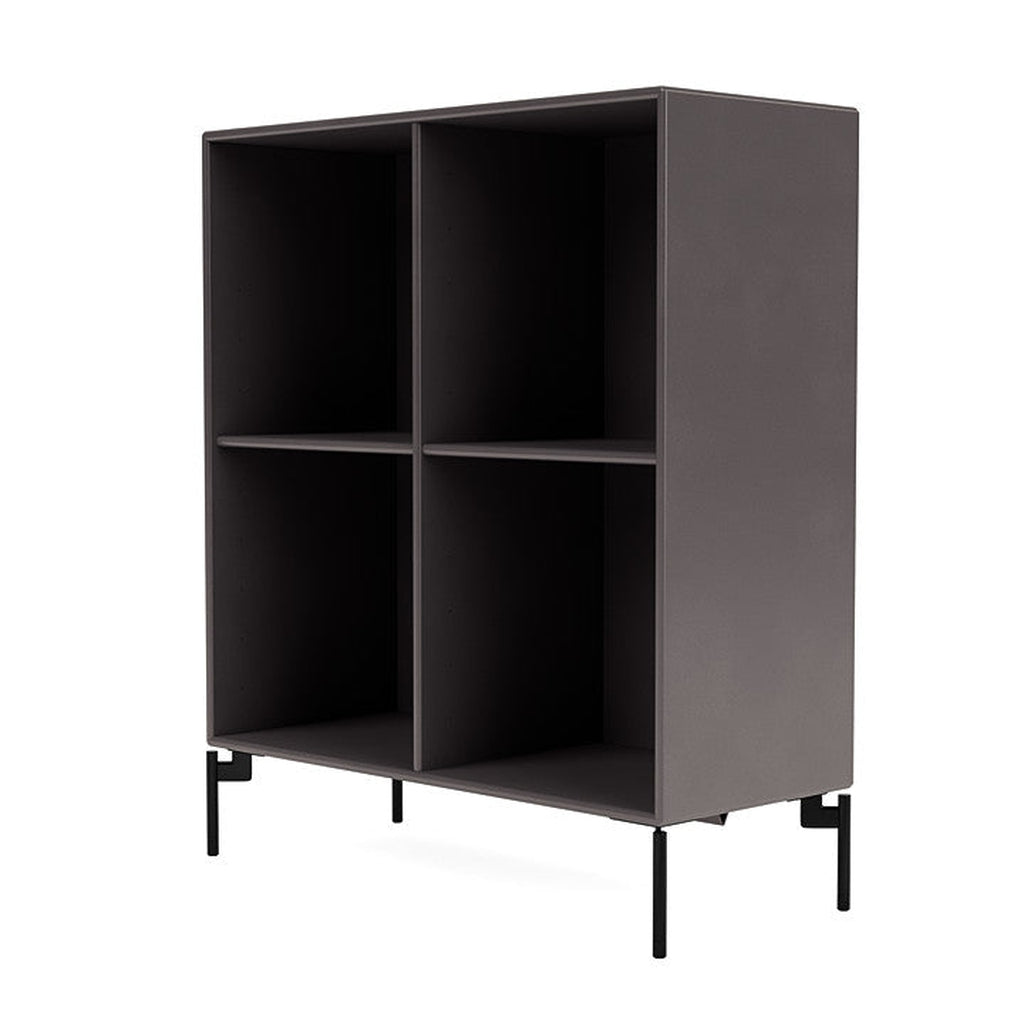 [product_category]-Montana Show Bookcase With Legs, Coffee/Black-Montana Furniture-5715288031824-0000SHOW-35-03-MON-1