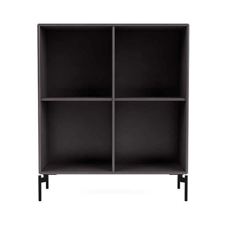 [product_category]-Montana Show Bookcase With Legs, Coffee/Black-Montana Furniture-5715288031824-0000SHOW-35-03-MON-2