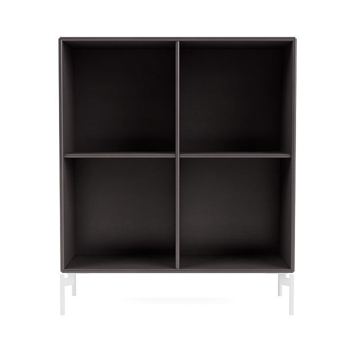[product_category]-Montana Show Bookcase With Legs, Coffee/Snow White-Montana Furniture-5715288031817-0000SHOW-35-02-MON-2