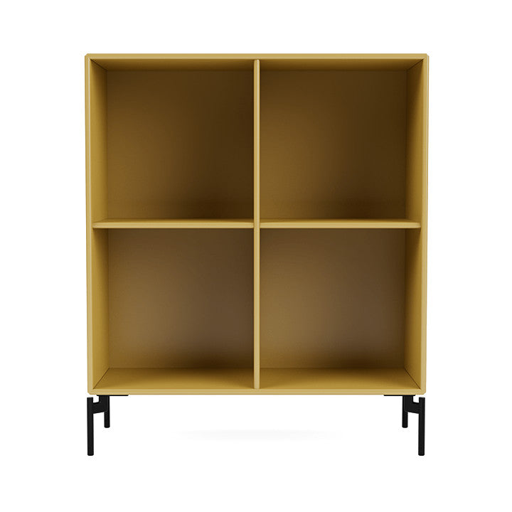[product_category]-Montana Show Bookcase With Legs, Cumin/Black-Montana Furniture-5715288031237-0000SHOW-157-03-MON-2