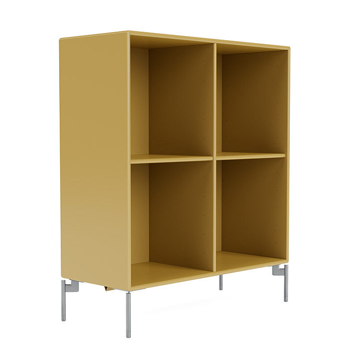 [product_category]-Montana Show Bookcase With Legs, Cumin/Matt Chrome-Montana Furniture-5715288031213-0000SHOW-157-01-MON-3