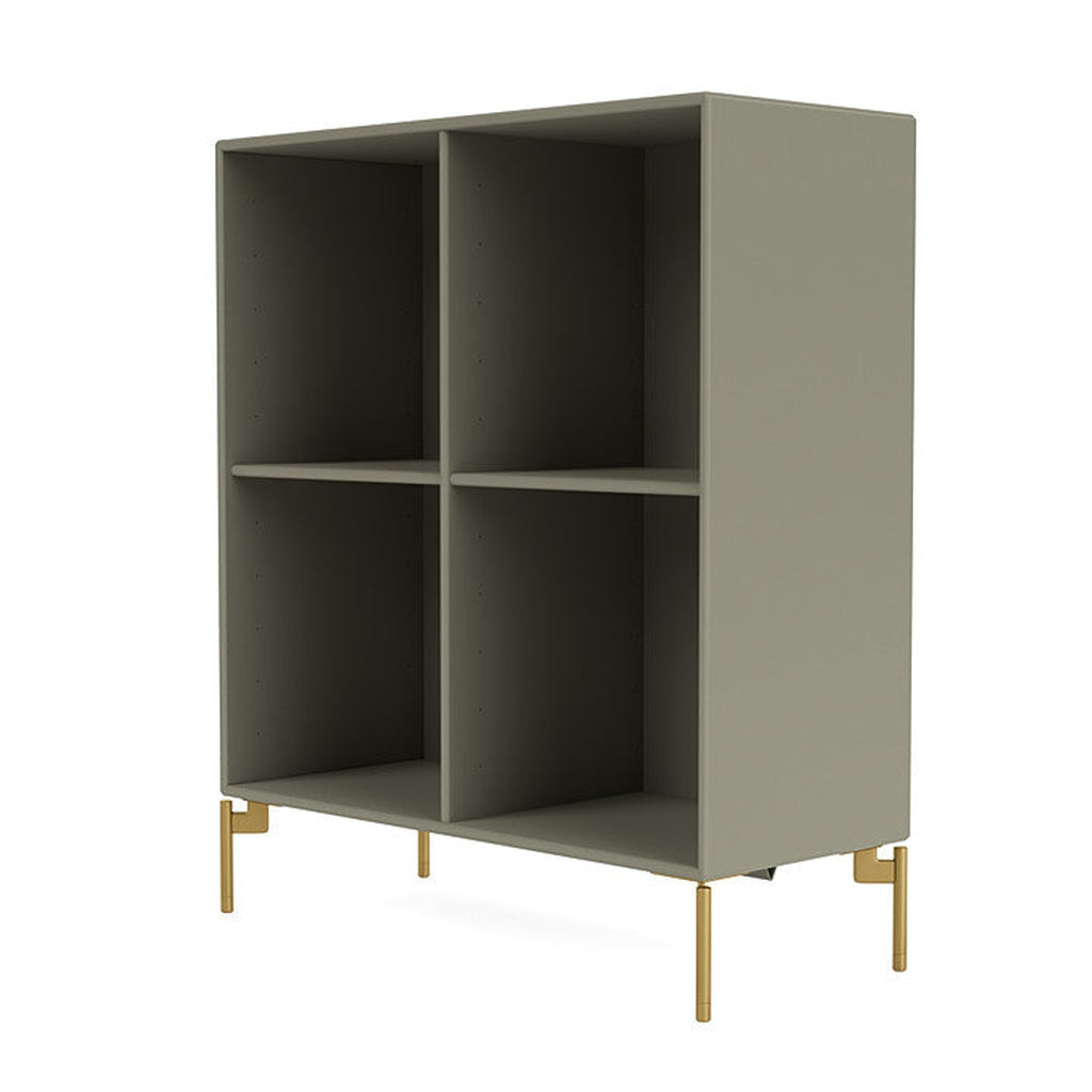 [product_category]-Montana Show Bookcase With Legs, Fennel/Brass-Montana Furniture-5715288030544-0000SHOW-144-09-MON-1