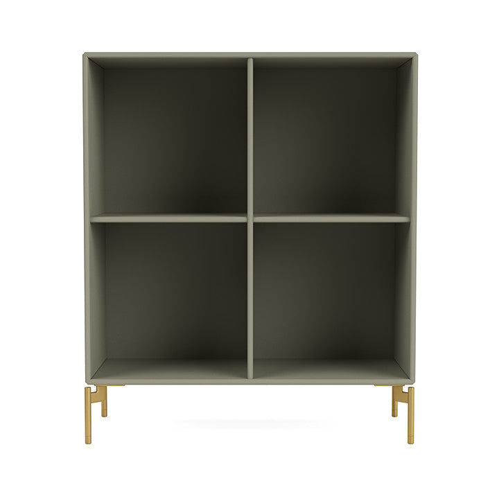 [product_category]-Montana Show Bookcase With Legs, Fennel/Brass-Montana Furniture-5715288030544-0000SHOW-144-09-MON-2