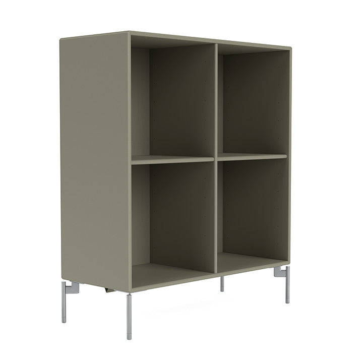 [product_category]-Montana Show Bookcase With Legs, Fennel/Matt Chrome-Montana Furniture-5715288030490-0000SHOW-144-01-MON-3