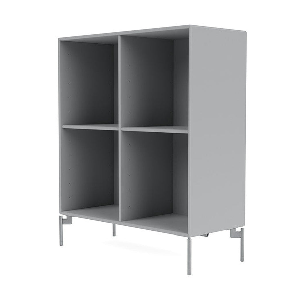 [product_category]-Montana Show Bookcase With Legs, Fjord/Matt Chrome-Montana Furniture-5715288029722-0000SHOW-02-01-MON-1