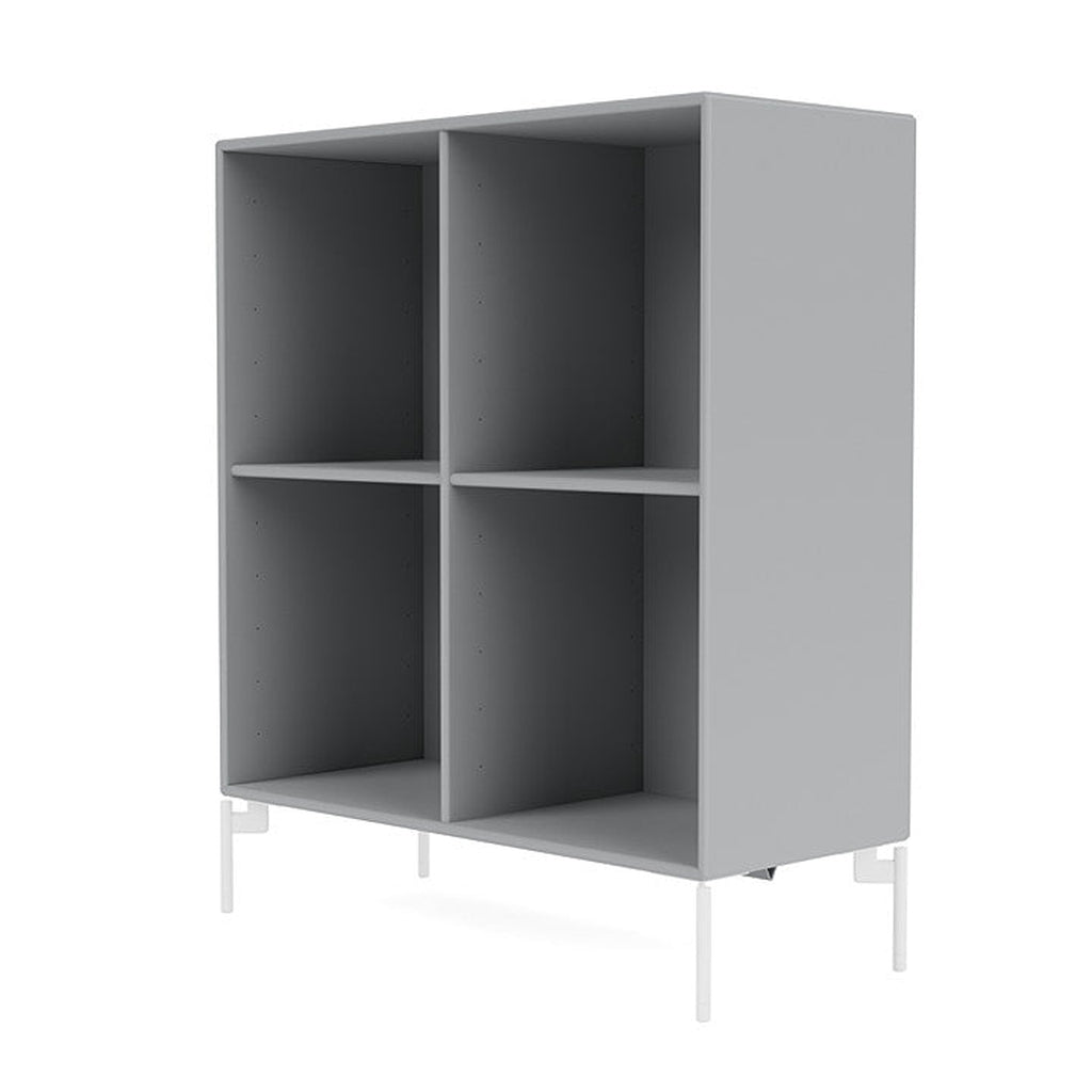 [product_category]-Montana Show Bookcase With Legs, Fjord/Snow White-Montana Furniture-5715288029739-0000SHOW-02-02-MON-1