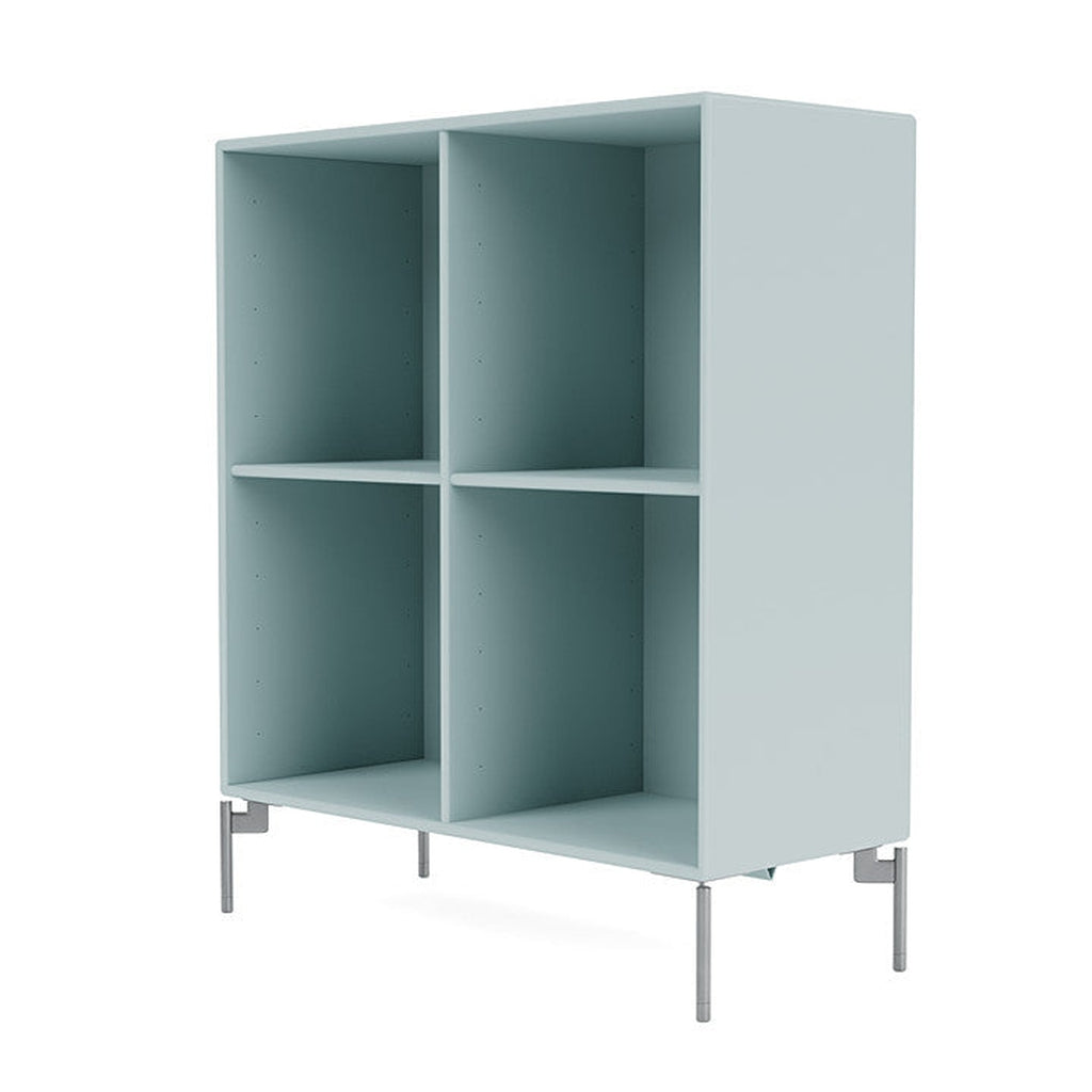 [product_category]-Montana Show Bookcase With Legs, Flint/Matt Chrome-Montana Furniture-5714322729116-0000SHOW-148-01-MON-1