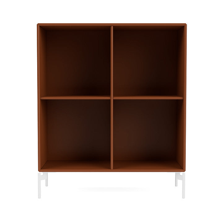 [product_category]-Montana Show Bookcase With Legs, Hazelnut/Snow White-Montana Furniture-5715288030612-0000SHOW-146-02-MON-2