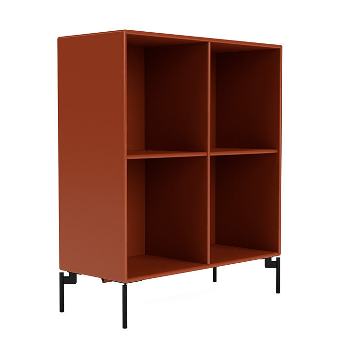[product_category]-Montana Show Bookcase With Legs, Hokkaido/Black-Montana Furniture-5715288031558-0000SHOW-162-03-MON-3