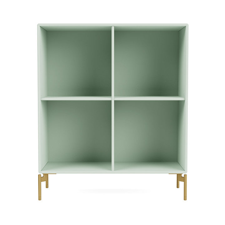[product_category]-Montana Show Bookcase With Legs, Mist/Brass-Montana Furniture-5715288031527-0000SHOW-161-09-MON-2