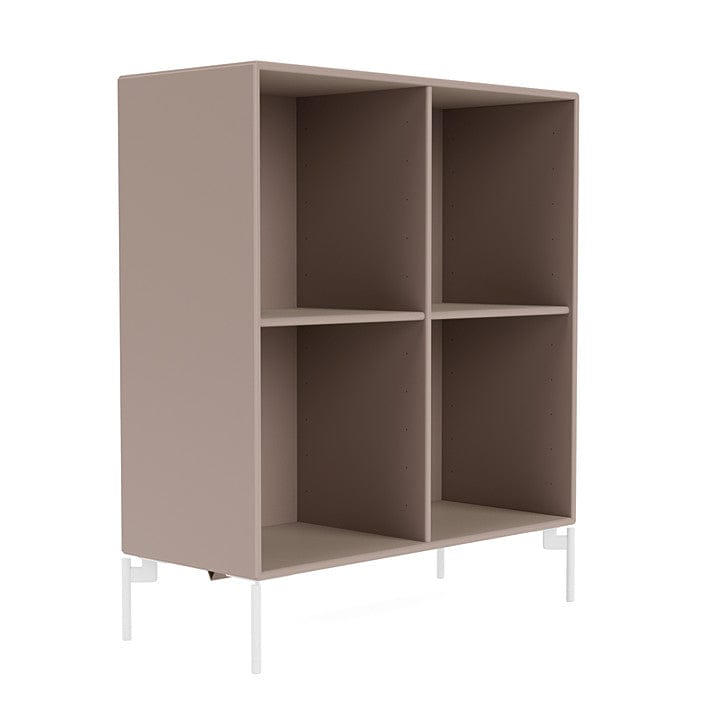 [product_category]-Montana Show Bookcase With Legs, Mushroom Brown/Snow White-Montana Furniture-5715288030070-0000SHOW-137-02-MON-3