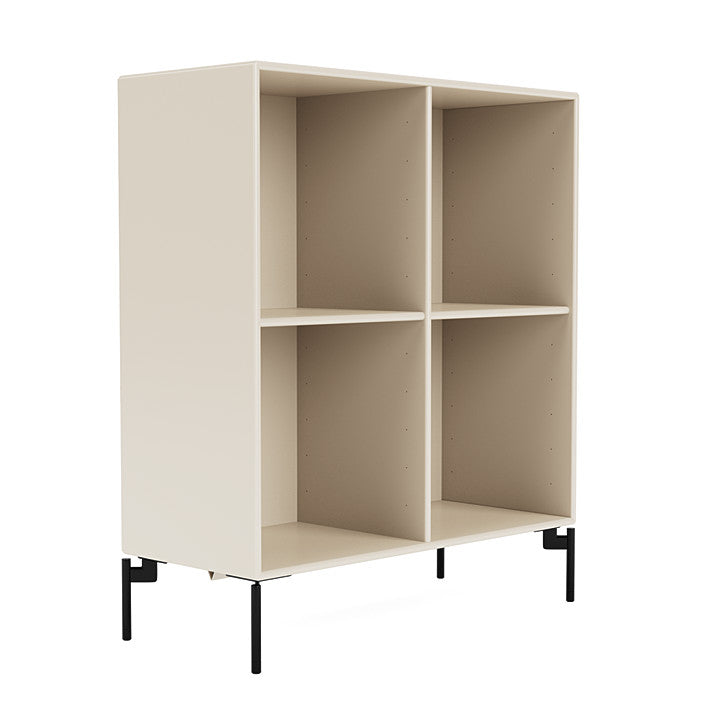 [product_category]-Montana Show Bookcase With Legs, Oat/Black-Montana Furniture-5714322836265-0000SHOW-158-03-MON-3