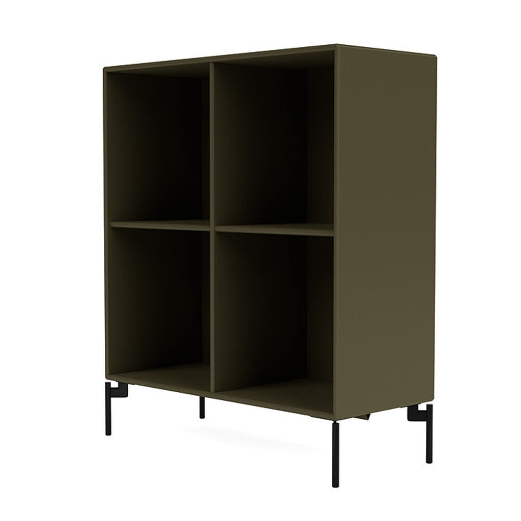 [product_category]-Montana Show Bookcase With Legs, Oregano/Black-Montana Furniture-5715288030193-0000SHOW-139-03-MON-1