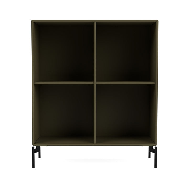 [product_category]-Montana Show Bookcase With Legs, Oregano/Black-Montana Furniture-5715288030193-0000SHOW-139-03-MON-2