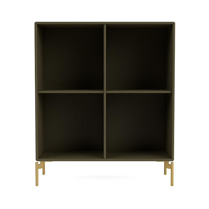 [product_category]-Montana Show Bookcase With Legs, Oregano/Brass-Montana Furniture-5715288030223-0000SHOW-139-09-MON-2