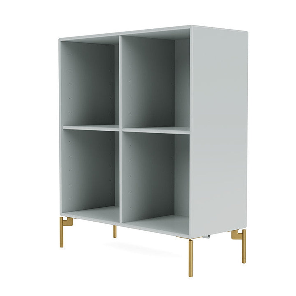 [product_category]-Montana Show Bookcase With Legs, Oyster/Brass-Montana Furniture-5715288031206-0000SHOW-156-09-MON-1