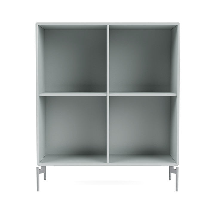 [product_category]-Montana Show Bookcase With Legs, Oyster/Matt Chrome-Montana Furniture-5714322989626-0000SHOW-156-01-MON-2