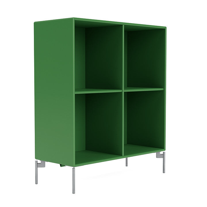 [product_category]-Montana Show Bookcase With Legs, Parsley/Matt Chrome-Montana Furniture-5715288030964-0000SHOW-152-01-MON-3