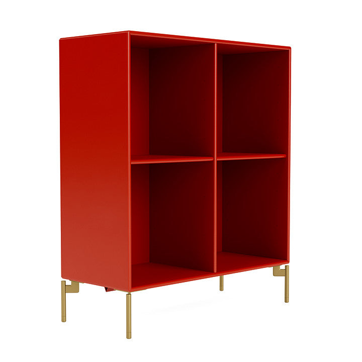 [product_category]-Montana Show Bookcase With Legs, Rosehip/Brass-Montana Furniture-5715288030599-0000SHOW-145-09-MON-3